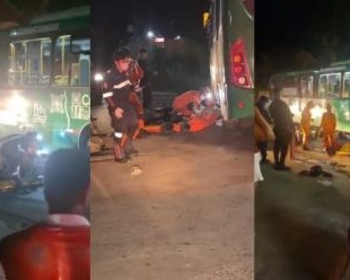 Motociclista morre após ser atingido por ônibus em cruzamento de avenida em Cuiabá