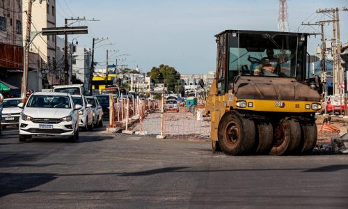 Obras do BRT provocam interdições em avenidas de Cuiabá neste fim de semana