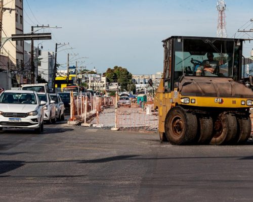 Obras do BRT provocam interdições em avenidas de Cuiabá neste fim de semana