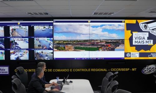 Videomonitoramento avança em Cuiabá e já ajuda a capturar foragidos e recuperar veículos  Linha fina:
