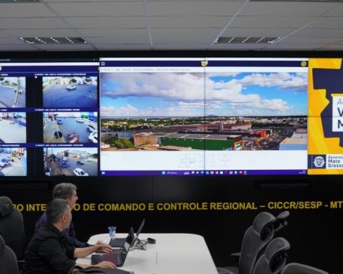Videomonitoramento avança em Cuiabá e já ajuda a capturar foragidos e recuperar veículos  Linha fina: